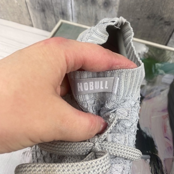 NOBULL Knit Runners in Cool Grey Size 12.5. - Picture 4 of 14